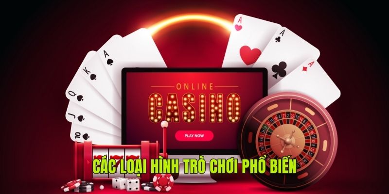 Các bộ môn chính của casino trực tuyến